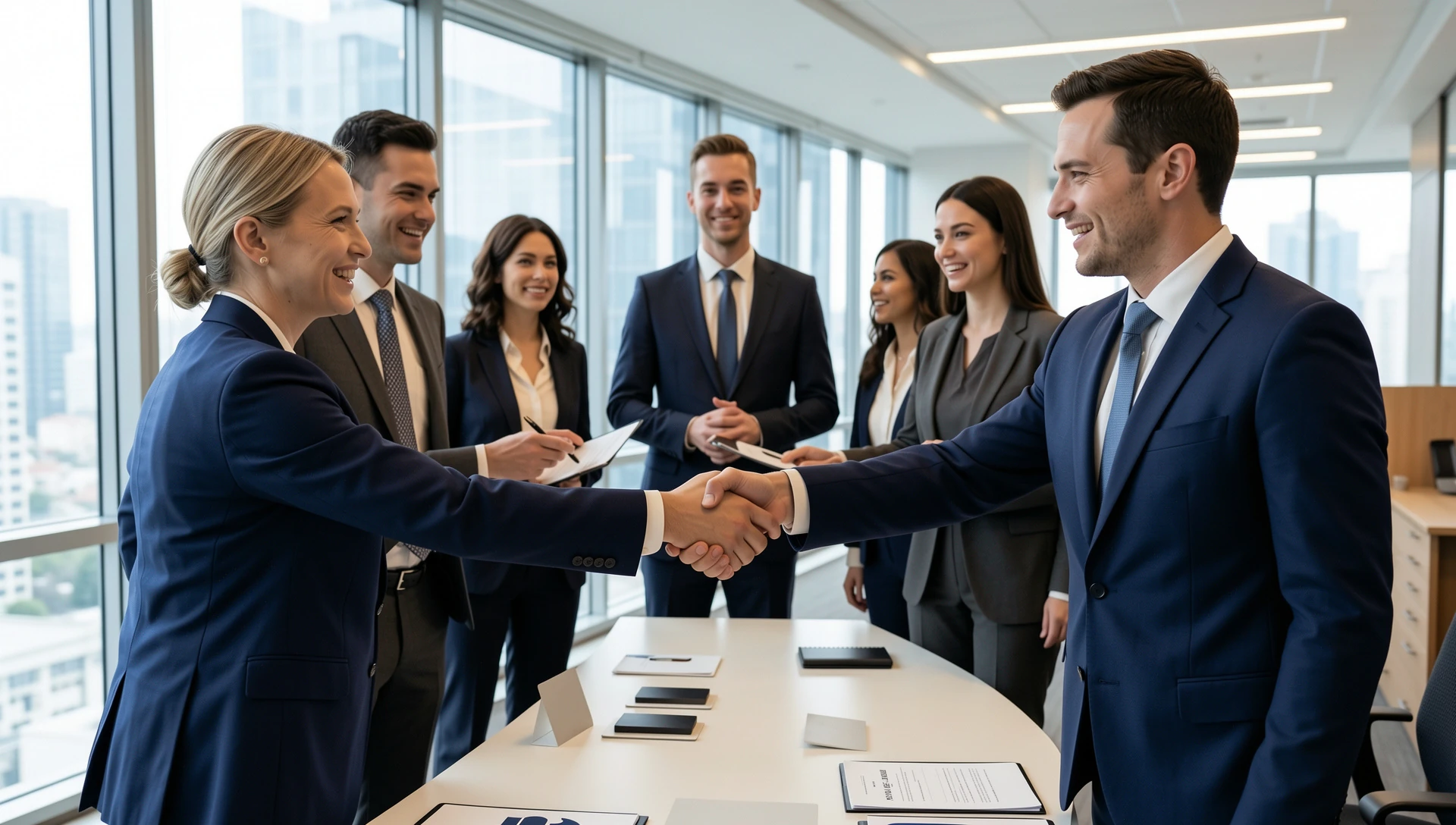 Business partnership collaboration